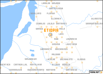map of Etiopia