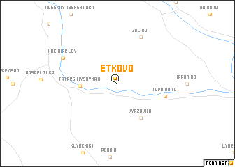 map of Etkovo