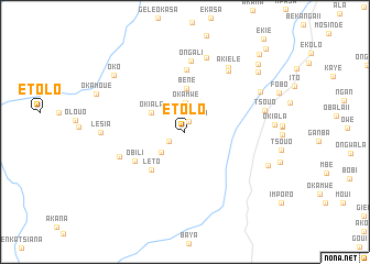 map of Etolo