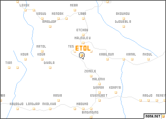 map of Étol