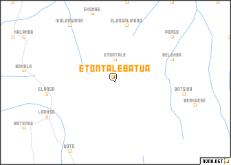 map of Etontale-Batua