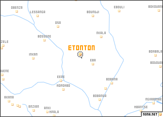 map of Etonton