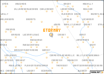 map of Étormay