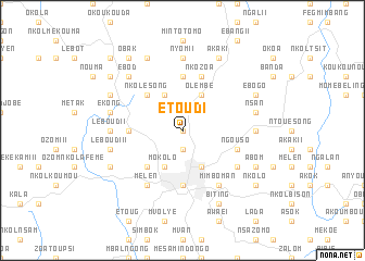 map of Etoudi