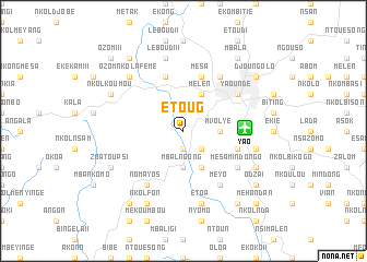 map of Etoug