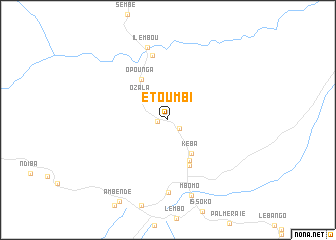 map of Etoumbi