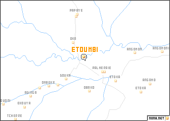 map of Etoumbi