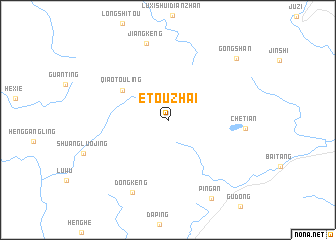 map of Etouzhai