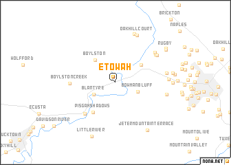 map of Etowah