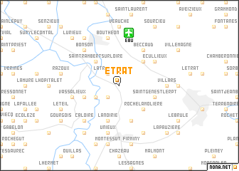 map of Étrat