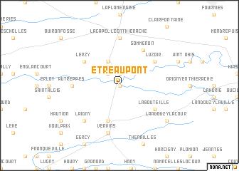 map of Étréaupont