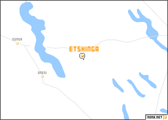 map of Etshinga