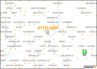 map of Etteldorf