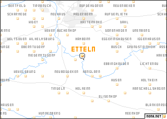 map of Etteln