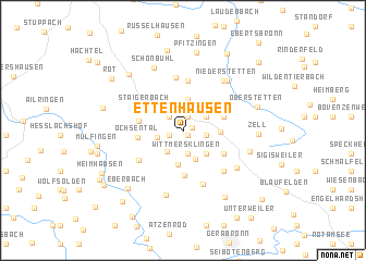 map of Ettenhausen