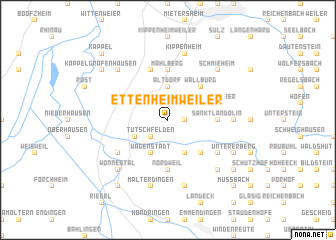 map of Ettenheimweiler