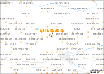 map of Ettersburg