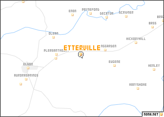 map of Etterville