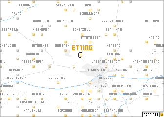 map of Etting