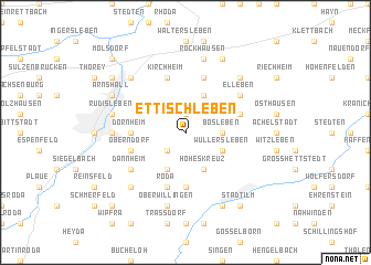 map of Ettischleben