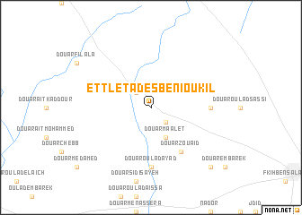 map of Et Tleta des Beni Oukil