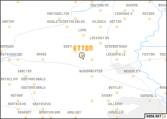 map of Etton