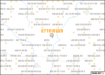 map of Ettringen