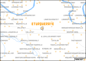 map of Éturqueraye