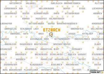 map of Etzbach