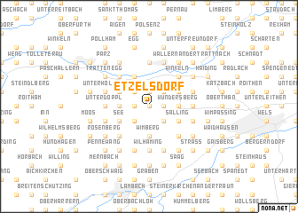 map of Etzelsdorf