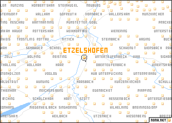 map of Etzelshofen