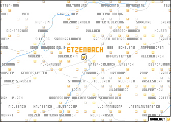 map of Etzenbach