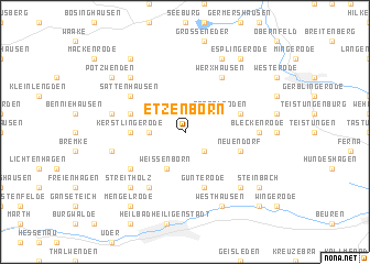 map of Etzenborn