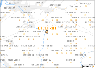 map of Etzenrot