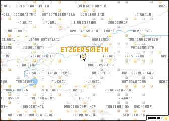 map of Etzgersrieth