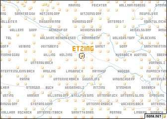 map of Etzing