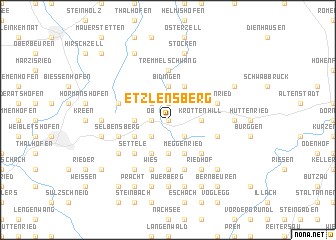 map of Etzlensberg