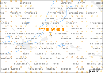 map of Etzoldshain