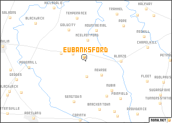 map of Eubanks Ford