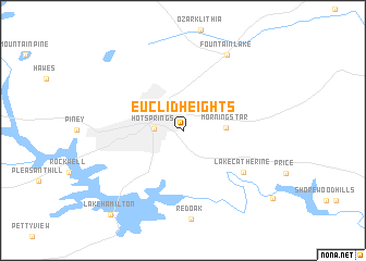 map of Euclid Heights