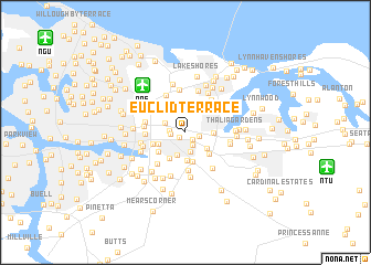 map of Euclid Terrace