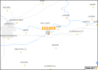 map of Eudora