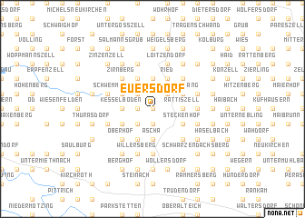 map of Euersdorf