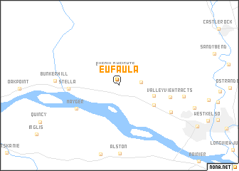 map of Eufaula