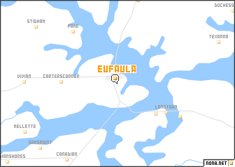 map of Eufaula