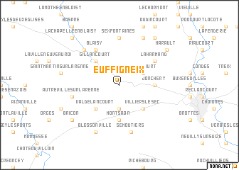 map of Euffigneix