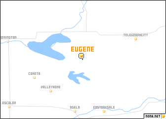 map of Eugene