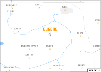 map of Eugene