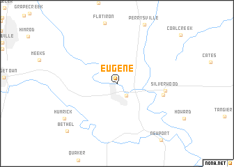 map of Eugene