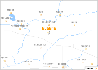 map of Eugene